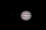 Jupiter mit Monden Io und Europa